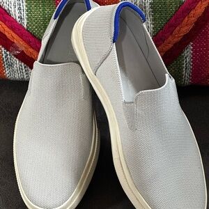 Rothy's Gray and Blue Men's Loafers